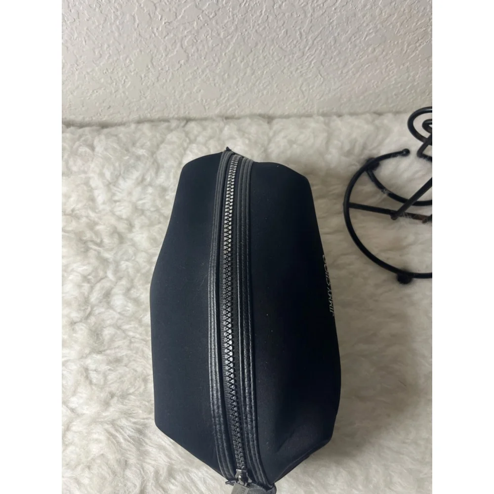 Jimmy Choo Parfums Cosmetic Travel Pouch Bag Black
